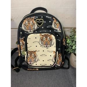 NWOT- Betsey Johnson Backpack Tiger Print